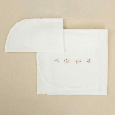 Juego de sábanas de punto para carrito Anais