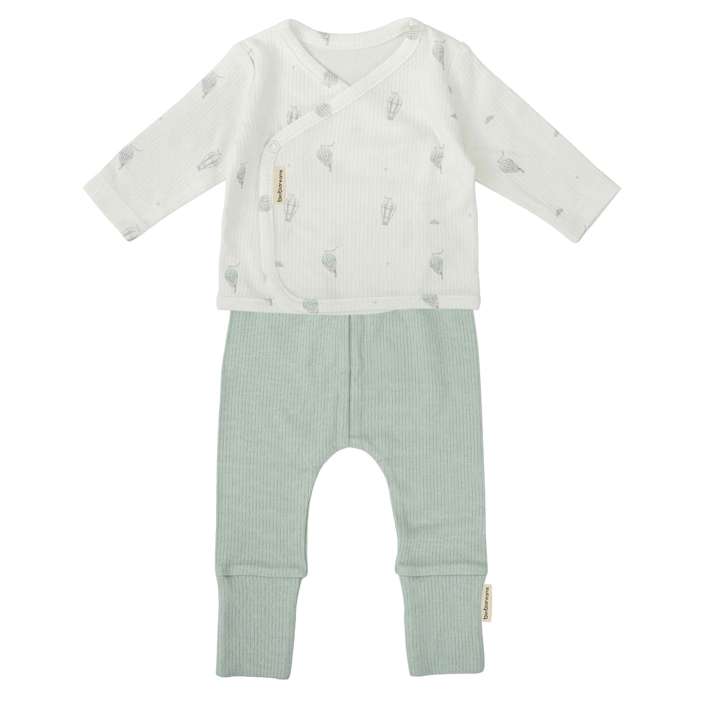 JP153516 Conjunto de jubón y polaina 1-3 meses Blue Sky - Imagen 1