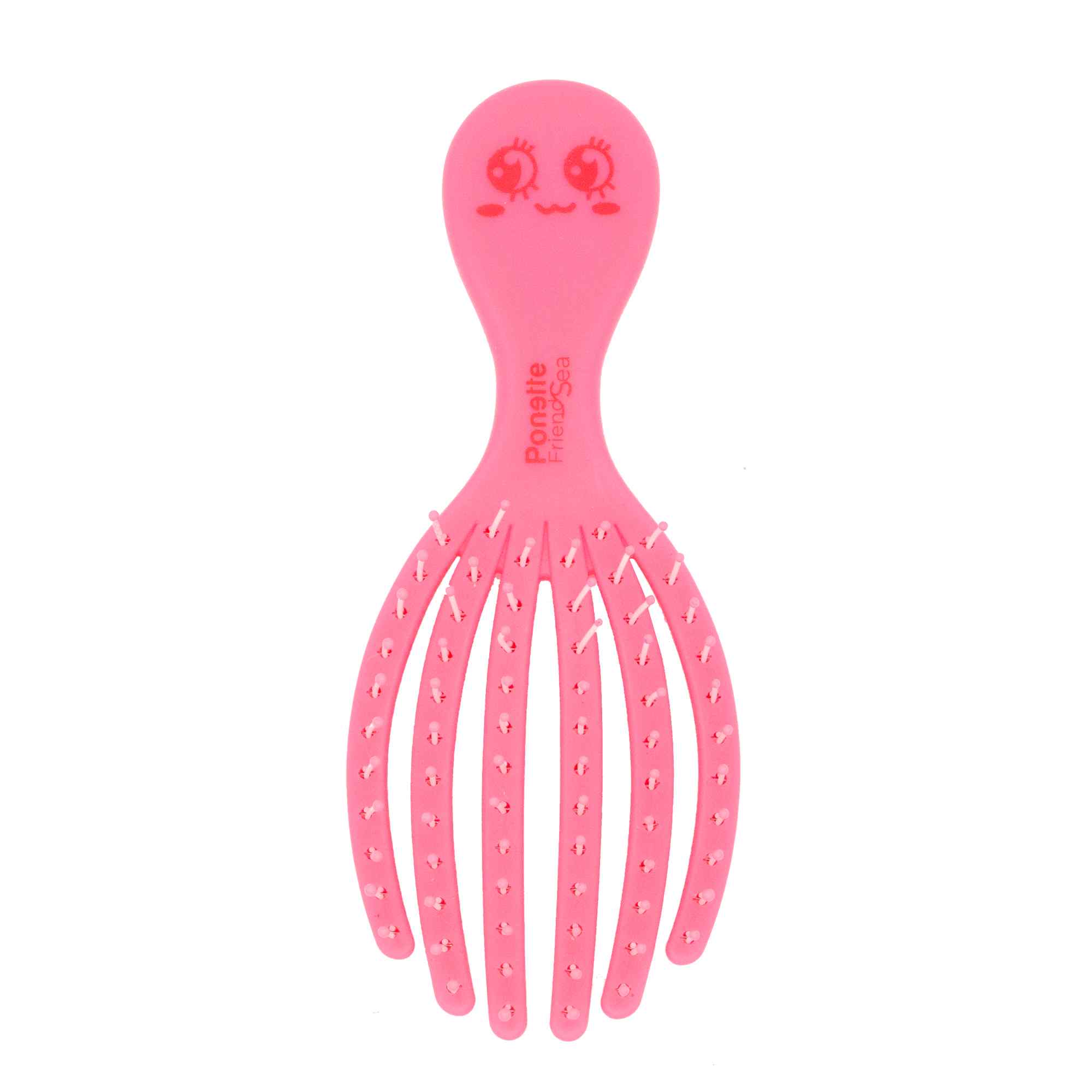 PonetteFriendSea_0007_Capa 1 Cepillo Antitirones Friendsea Rosa Neón - Imagen 1