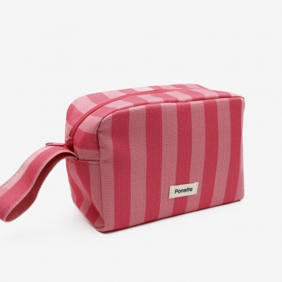 Neceser Infantil de Menorca Rayas Rosa Ponette