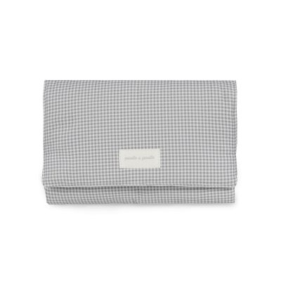 Cambiador de Paseo Plegable Little Bloom Vichy Gris