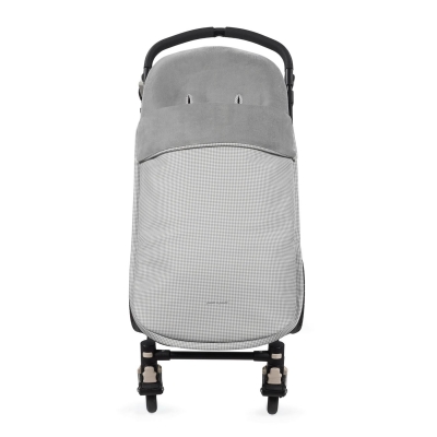 Saco de Silla de Invierno Little Bloom Vichy Gris TOG 3.5
