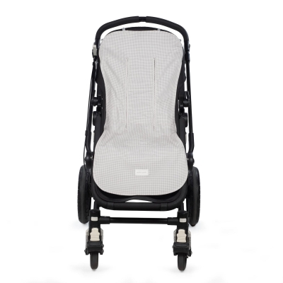 Colchoneta universal para Silla de Paseo Little Bloom Vichy Gris