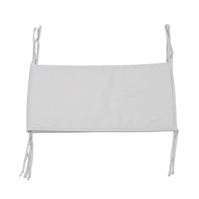Protector de Cuna (Chichonera) 120x60 cm Little Bloom Vichy Gris