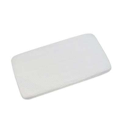 Sábana Bajera Ajustable para Cuna Little Bloom Vichy Gris (120x60 cm)