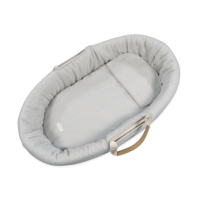 Vestidura para Moisés Little Bloom Vichy Gris TOG 2.5