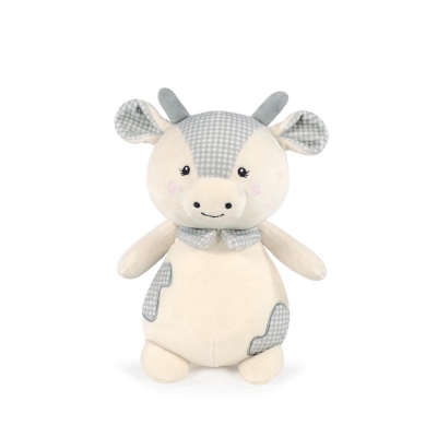 Peluche de Vaquita Soft Little Bloom Gris para Bebé