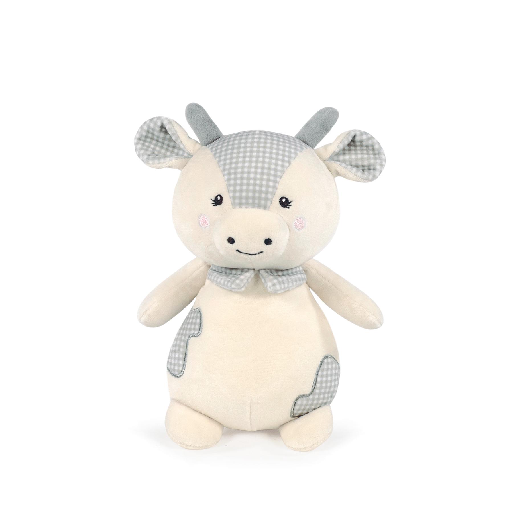 1120900654_a Peluche de Vaquita Soft Little Bloom Gris para Bebé - Imagen 1