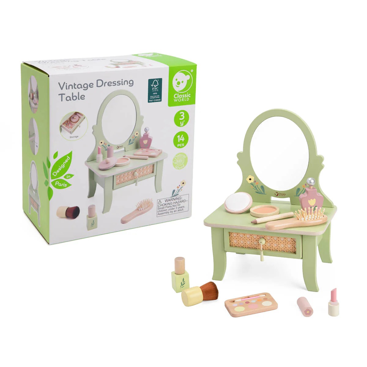Tocador infantil Vintage de Madera - Imagen 8