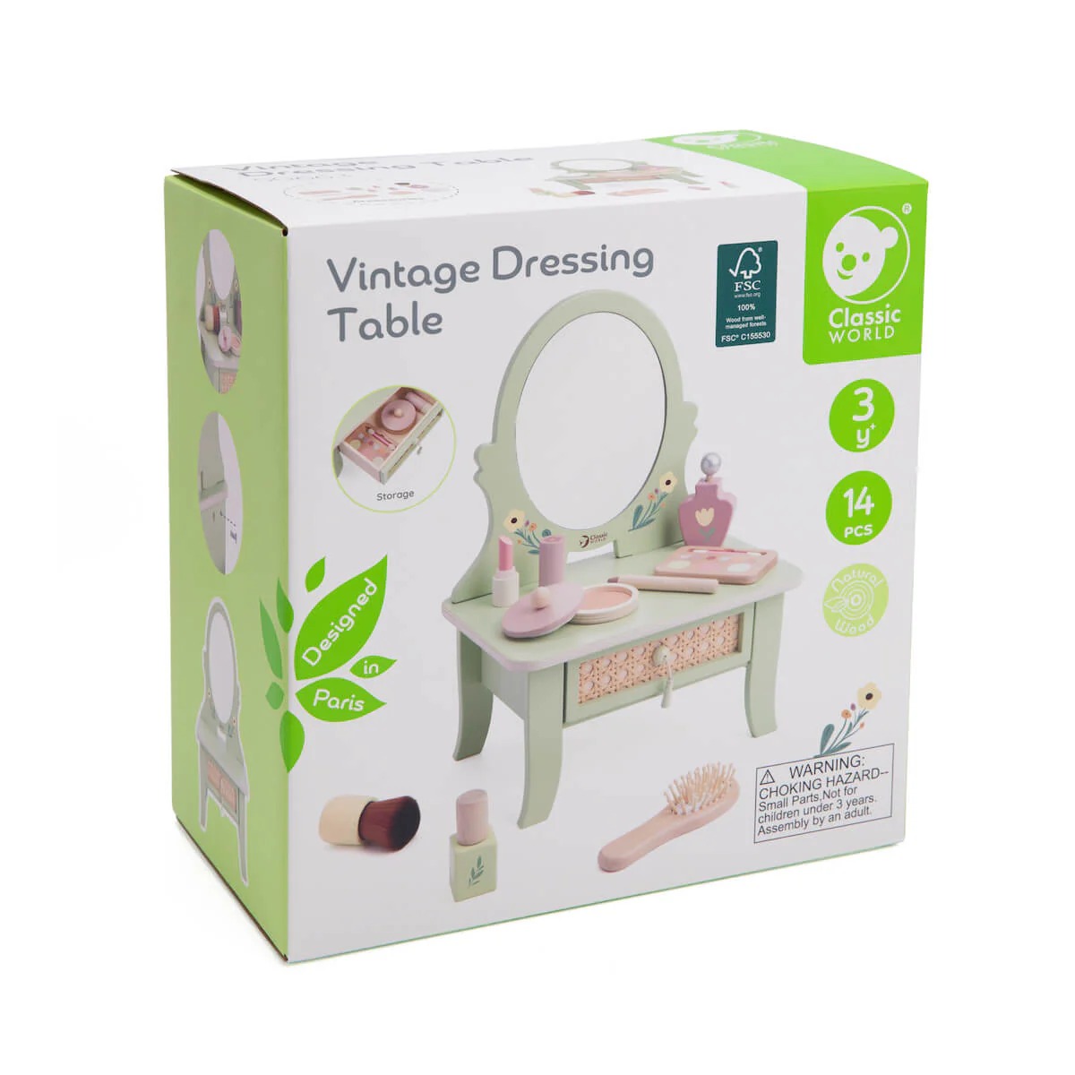 Tocador infantil Vintage de Madera - Imagen 9
