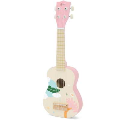 Ukelele Iris Rosa de Madera Classic World