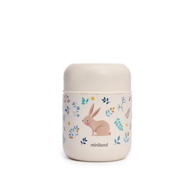 Termo para Sólidos de Acero Inoxidable 280ml Mini Rabbit de Miniland