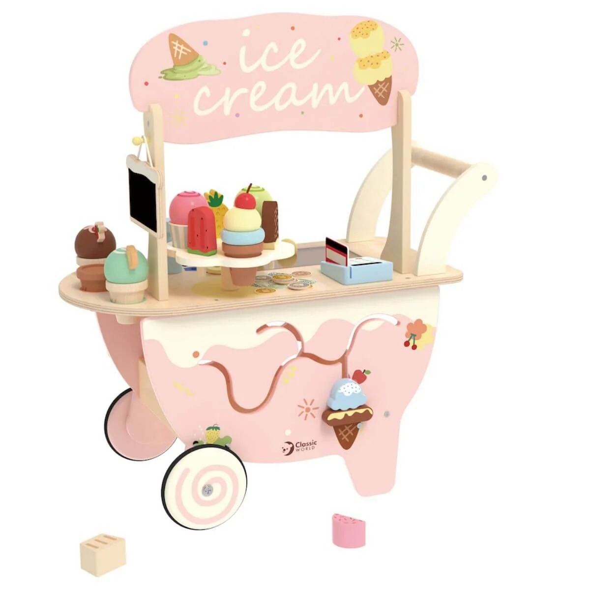 imgi_62_carrito-de-helados-classic-world-1 Carrito de Helados de Madera Classic World - Imagen 1