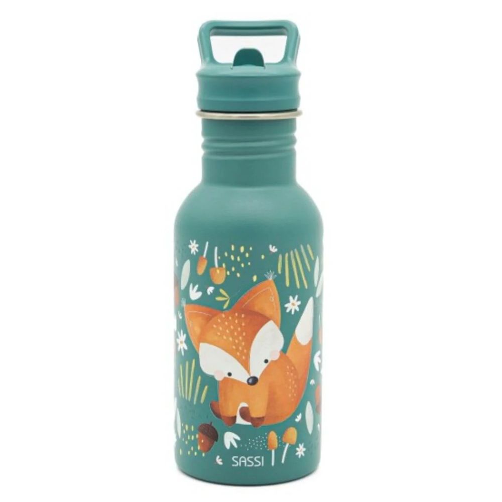 Diseño sin título (2) Botella de Acero Inoxidable Zorro Sassi - Imagen 1