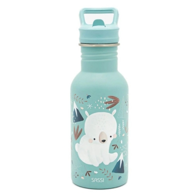 Botella de Acero Inoxidable Oso Polar Sassi