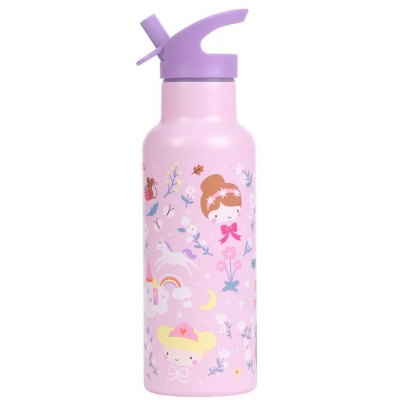 Botella Infantil de Acero Inoxidable XL Princesas de A Little Lovely Company