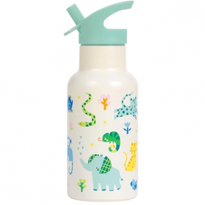 Botella Infantil de Acero Inoxidable Jungla de A Little Lovely Company
