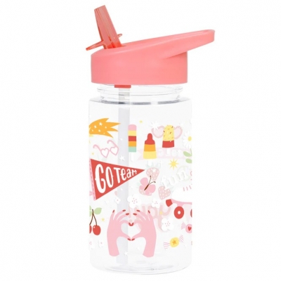 Botella Infantil de Tritán con Pajita Fun de A Little Lovely Company
