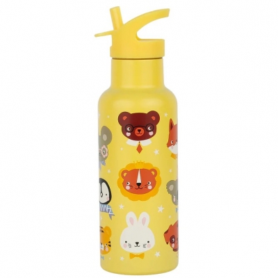 Botella Infantil de Acero Inoxidable XL Animales de A Little Lovely Company