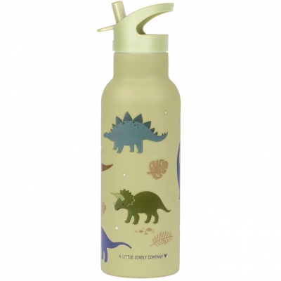 Botella Infantil de Acero Inoxidable XL Dinosaurios de A Little Lovely Company