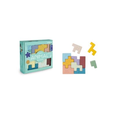 Primer Puzzle de Bloques Blandos Soft Animal Blocks de Miniland