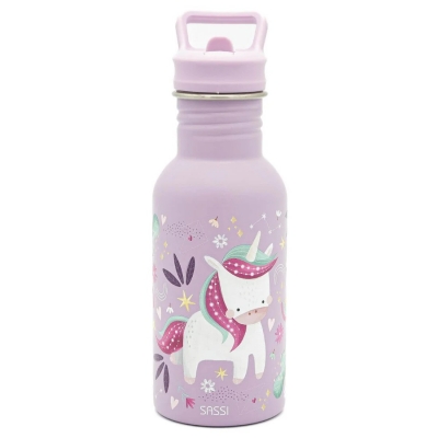 Botella de Acero Inoxidable Unicornio Sassi