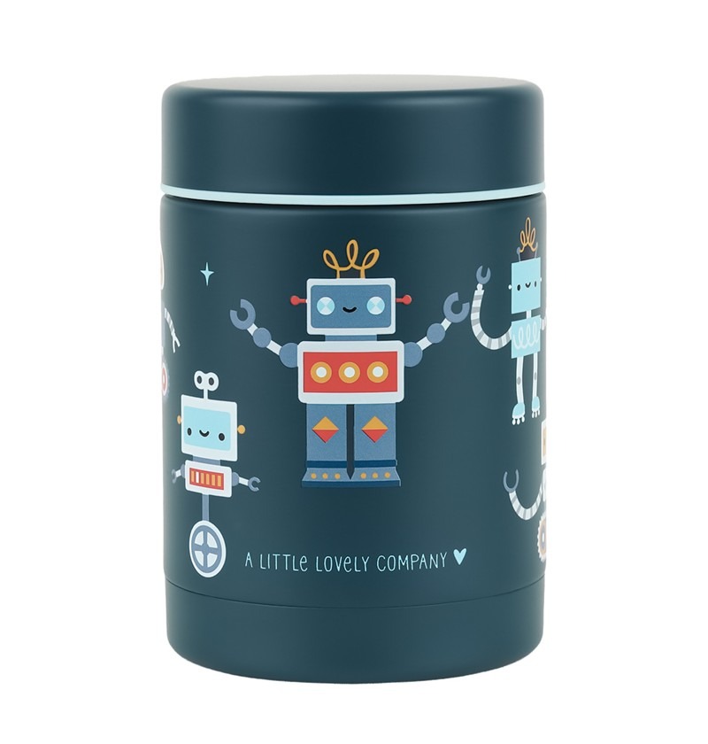 imgi_3_T8KY00019982-03 Termo para Sólidos de Acero Inoxidable Robots de A Little Lovely Company - Imagen 1
