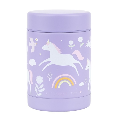 Termo para Sólidos de Acero Inoxidable Unicornios de A Little Lovely Company