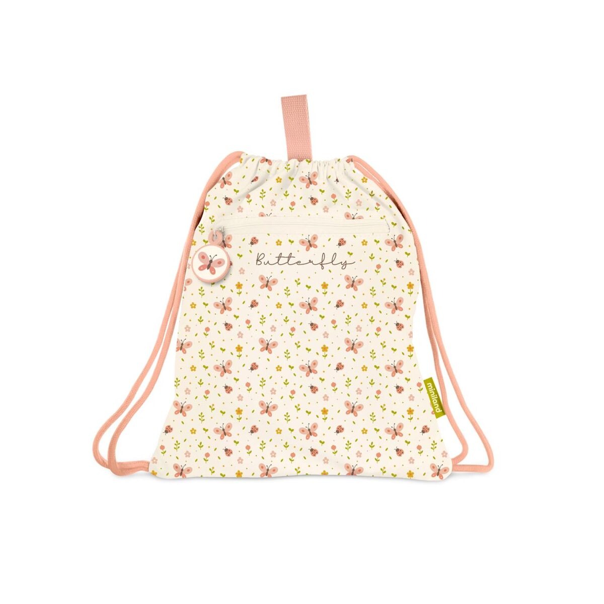 imgi_6_5005089708_1_4977 Mochila Saco Impermeable Infantil Butterfly de Miniland - Imagen 1